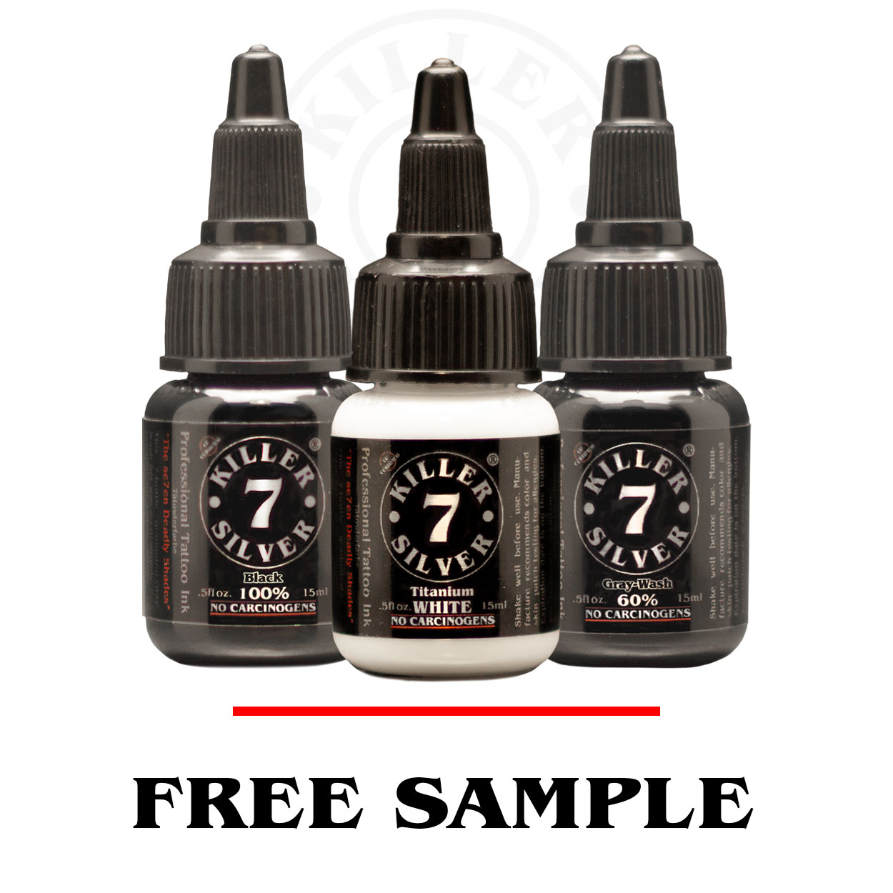FREE SAMPLE • Pick your favorite shade from our selection • Killer Silver