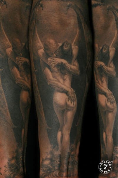 Caesar - Portfolio - Boris Vallejjo Vampire's kiss - Killer Silver artist - Killer Silver